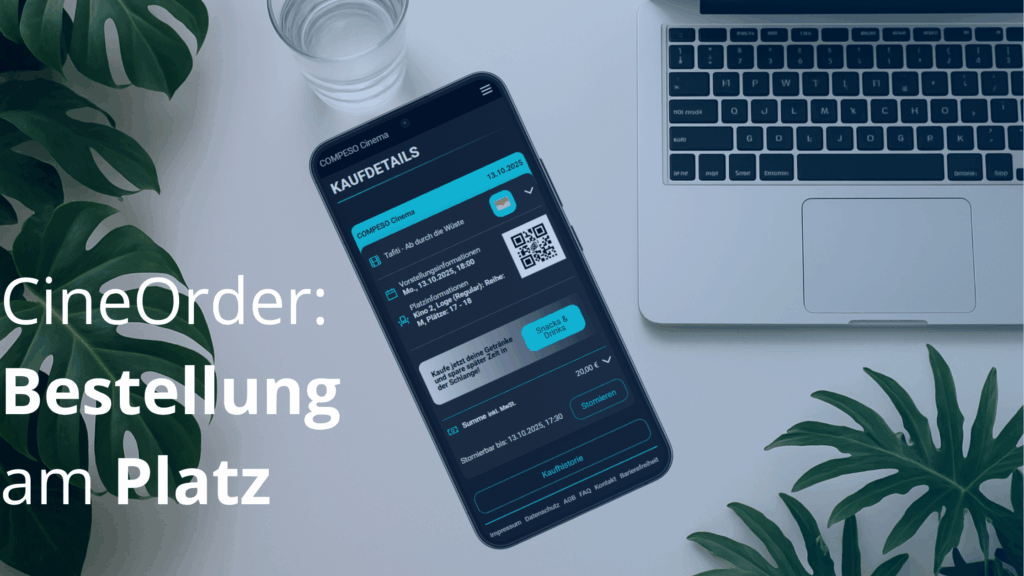 CineOrder digitale Bestellung am Platz