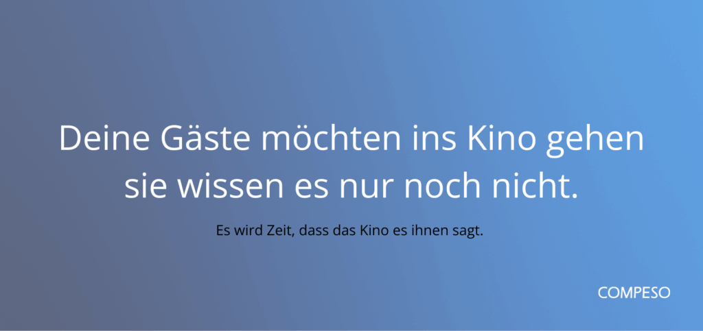 Deine Kundendaten im Kino für besseres Kinomarketing